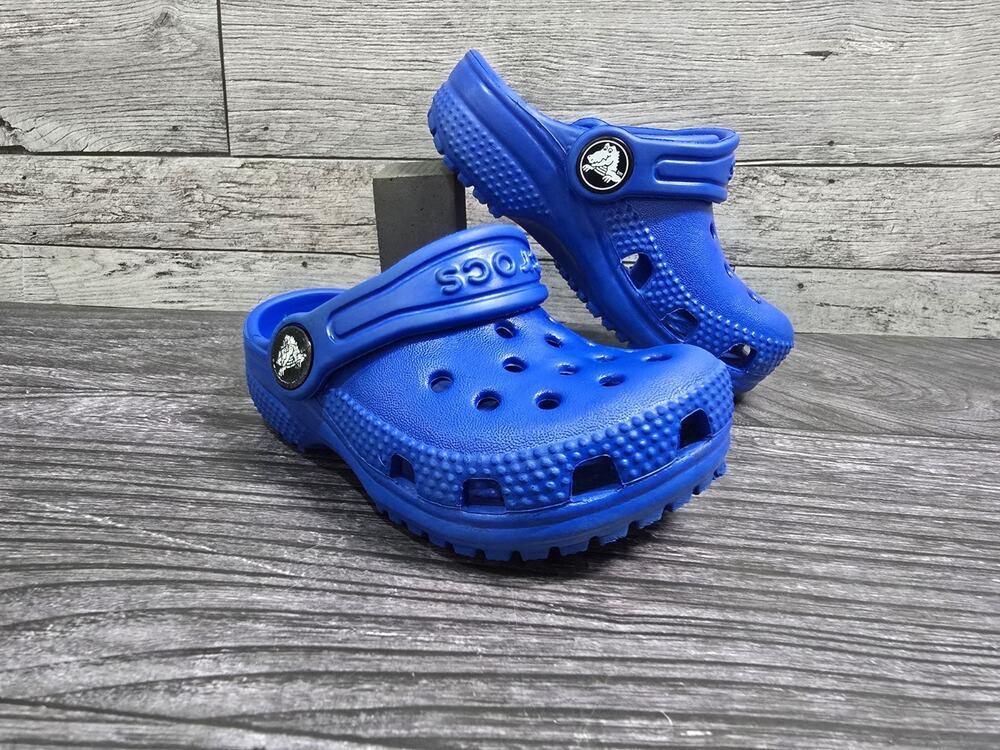 Crocs Kids Classic Clog (Toddler) - Blue Bolt - Size C5
